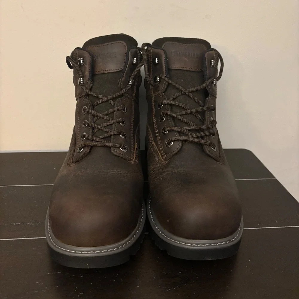 Wolverine | Men 13W‎ | Floorhand WP | Waterproof Work Boots Brown Lthr Lace Up